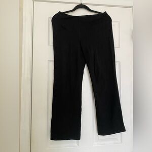 Eileen Fisher Petite Black  Pull on Pants Garment RN 78121 Women’s PS